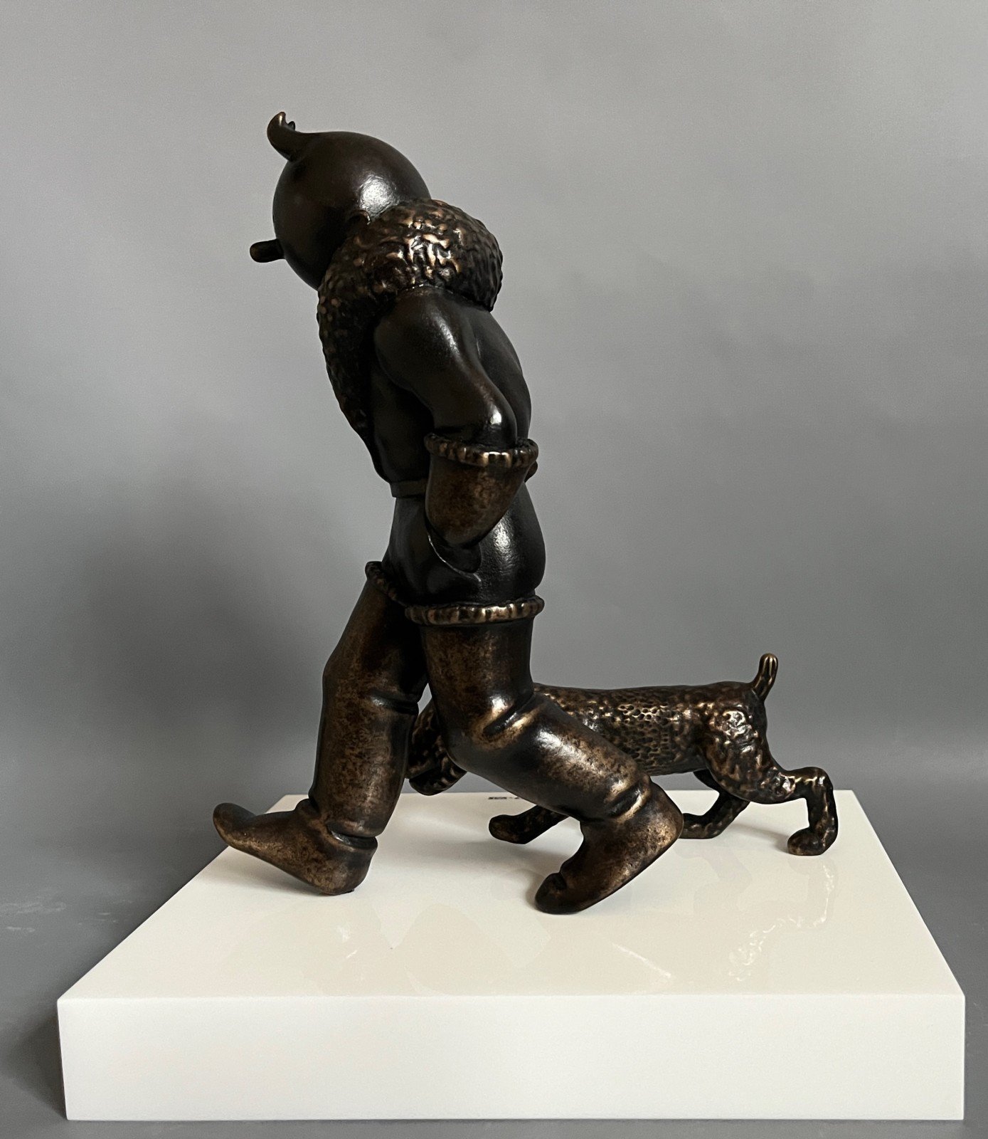 Estatua de Moulinsart/Fundición de Arte Ref. 80644 – Tintín en el país de los soviéticos – Bronce –
