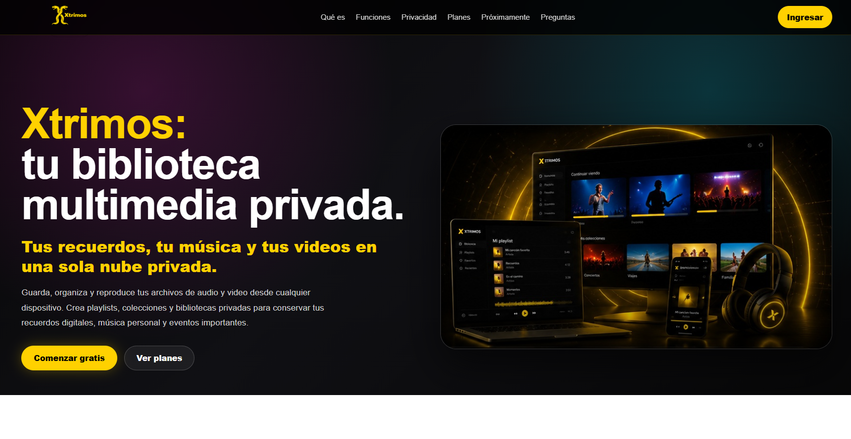 Xtrimos.com Tu biblioteca multimedia privada