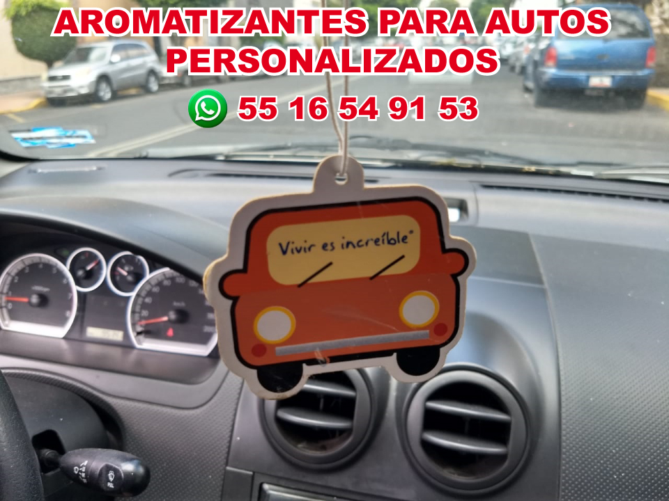 AROMATIZANTES PARA AUTO PERSONALIZADOS CON TU MARCA A TODO COLOR