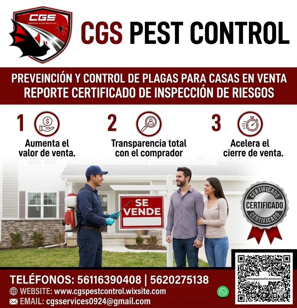 Servicios de control de plagas