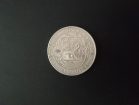 Moneda antigua 5 Pesetas Inca de Plata Perú 1880